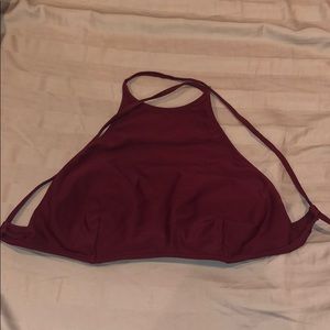 Maroon Bikini top